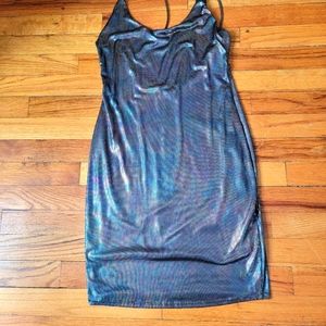 Short matalic dress